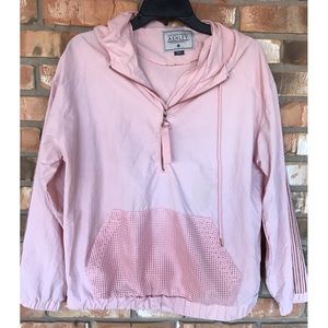 Original Ashley By 26 International Hooded Windbreaker Jacket Size Large